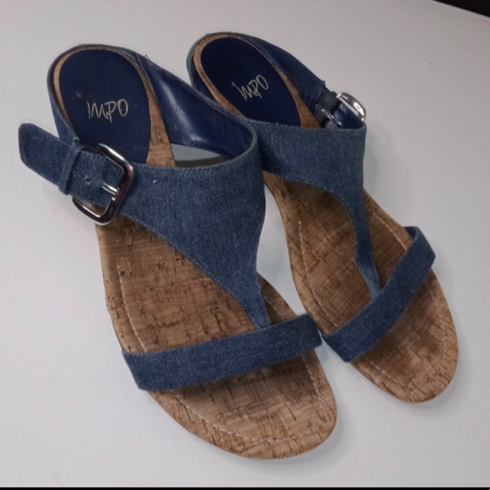 Cork Wedge Sandals Size 9.5M